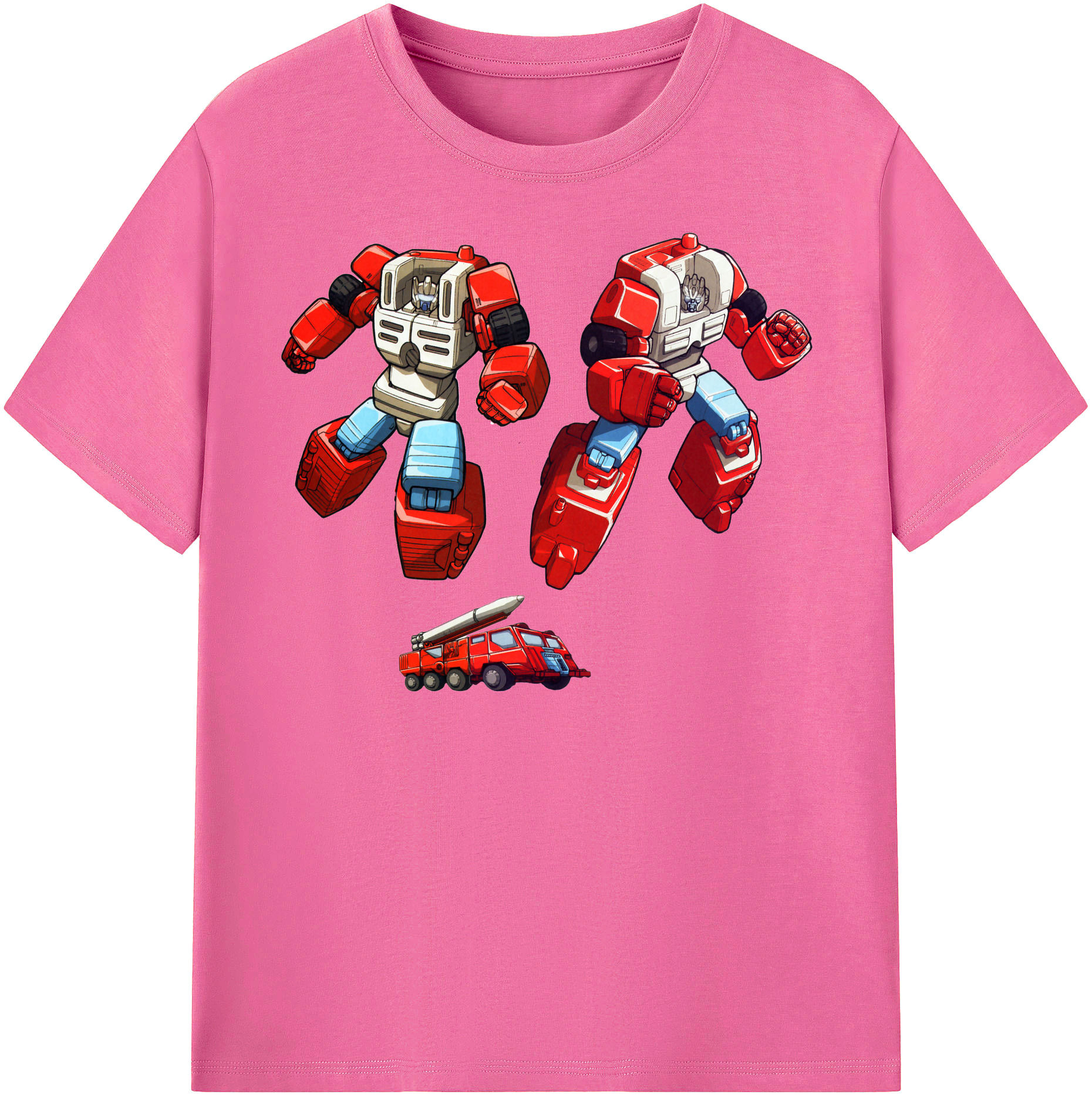 （画像用）  レディースカジュアルプリントTシャツ（綿100％）